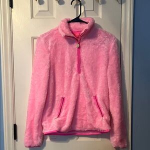 Lilly Pulitzer Vibrant Pink Fleece Top